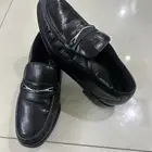 حذاء جلد طبيعي فلوروشيم leather shose