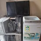 مكيف شباك و شاشة و غسالة