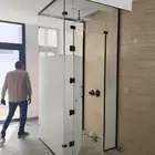 كابينه شاور زجاج شاور زجاج مسبح داربزين زجاج فاصل شاور