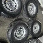 كفرات حجري ودواي 315علا70جنط 17بجنوط بلاك رينو