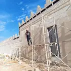 لياسة ملونة ديكوارت خارجية بطحاء حجر الرياض وكسر الرخام الاس