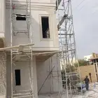 لياسة ملونه وديكورات خارجية بديل الحجر على الطوب وترميم واج
