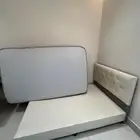 (120x200cm) Twin bed with ma سرير مفرد كبير مع مرتبة