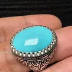 خاتم فيروز نيشابوري صافي صياغة عارف عيار 990