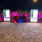 لتاجير الشاشات والمسارح والإضاءات وافتتاح