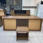 جديد مكتب مدير طقم كامل مع دولاب و مكاتب موظفين و كراسي