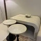 طاولة مجلس مع طاولتين صغار