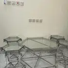 طاولة قهوة مع أربع خدمة