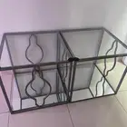 طقم 3 طاولات حديد ثقيل