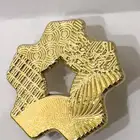 بروش نيوم ذهبي