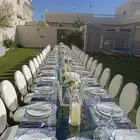 تأجير طاولات كراسي جميع انواع المناسبات