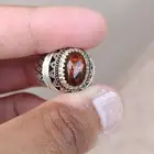 عقيق ناري مكسيكي فاير ذهبي