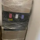 طقم كنب مع طاولات وبراده