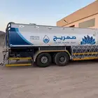 تانك موية   صهريج ماء 18 طن نظيف