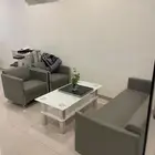طقم كنب مكتبي جلد   طاولة