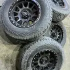 كفرات كومهو ربع حجري معا جنوط ميثود 6مسمار مقاس 17