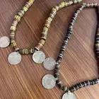 سلاسل تحمل ريالات فضه خالص قديمه اصليه 100