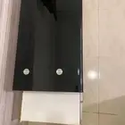 دولاب الشاشه نظيف جدا سليم مترين اسود وابيض