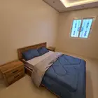 سرير مقاس كوين مع كومدينتين