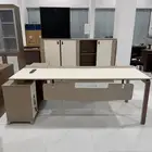 مجموعة مكاتب خشبية كاملة للمكاتب الإدارية