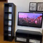 طاولة تلفزيون مع دولاب مكتبي من ايكيا