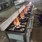 مركب غاز أستيل معدات مطاعم كامل