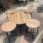 طقم طاوله كبير مع اربع خدمه جديده للبيع تفصال