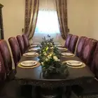 طاوله طعام 10 كراسي مع بوفيه ودولاب