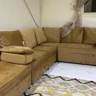 كنب 11 قطعه نظيف معه 3 مراكي