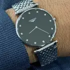 ساعة لونجنس الماس اصليه