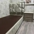 سرير نفر ونص واحد مع كومدينه