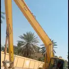 بوكلين حفر ذراع طويل