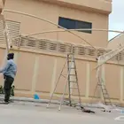 حداد مظلات وسواتر وجميع أعمال الحداده والقرميد صيانه أبواب