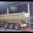 للبيع والتصنيع صندوق قلاب ثلاث محاور 22 م
