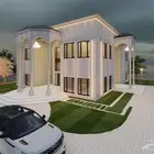 تصميم فلة سكنية نيوكلاسيك بجازان