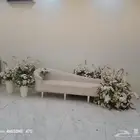 محل حفلات لدينا تاجير كراسي كوش مداخل كراسي ملكي جلسات شعبيه