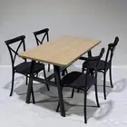 طاولات طعام خشب جديده بالكرتون