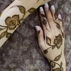 نقش حناء ناعم وثقيل