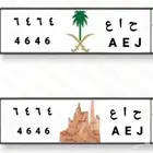لوحة سيارة مميزة