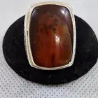 خاتم عقيق يمني مشجر