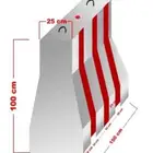 حواجز خرسانية سفتي وزينه الحدائق