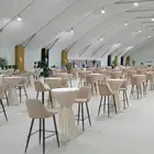 تاجير طاولات كوكتيل ملبس تاجير حواجز بنكيه ممرات تاجيرسماعات