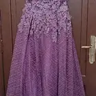 فستان سهرة استعمال مره وحده مقاس 16 سعر150