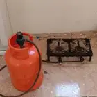 شعلة مع منظم وانبوبة