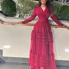 فستان لون عودي