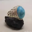 خاتم بحجر الفيروز حجم راهي