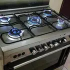 فرن غاز خمسه شعله نظيف جدآ