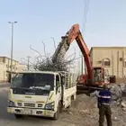 للايجار بوكلينات هدم بيوت مباني حفر ارضيات و برك