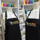 تطريز مريلة طبخ باجود الاقمشة