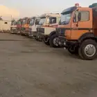 شيولات قلابات تريلات للايجار للحفر والدفن والمخلفات
